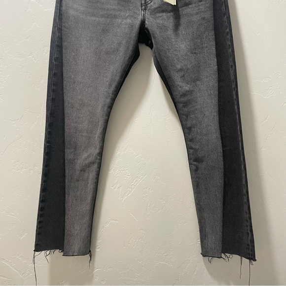 NWT Levi’s 501 Original Spliced Jeans Washed Black Women’s Size 29x30 Straight - Picture 9 of 16